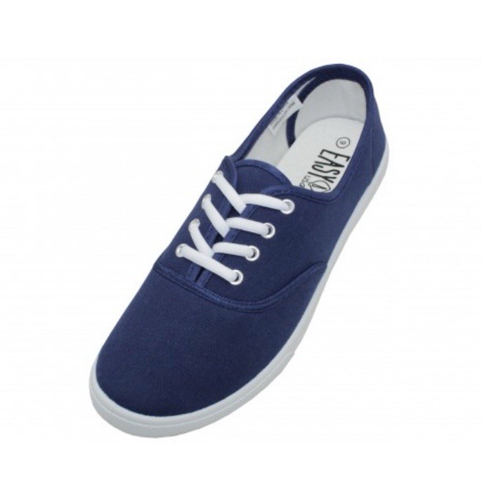 Womens Classic Plimsoll Sneaker Lace Up Fashion Canvas Shoes, Colors, Sizes 6-11