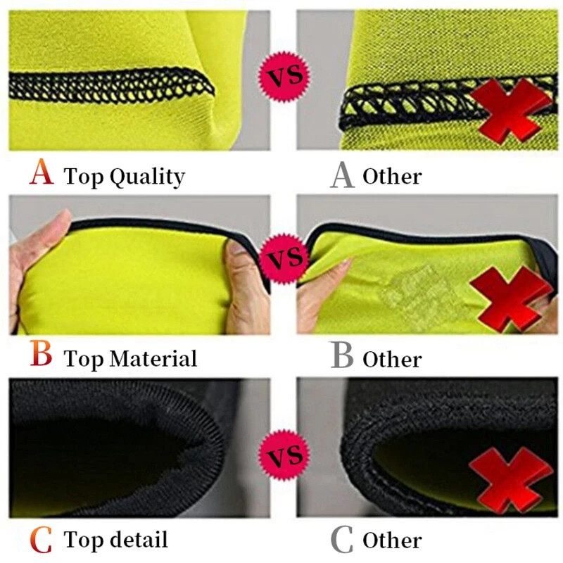 Mens Neoprene Sauna Sweat Waist Trainer Belt Tummy Slim Body Shaper Fat Burner