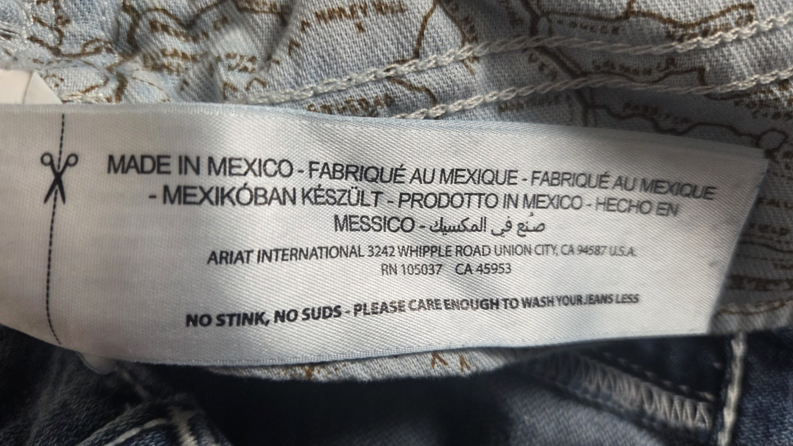 Ariat, Boys Size 14, B4 Relaxed Coltrane Boot Cut Jean in Durango, EUC