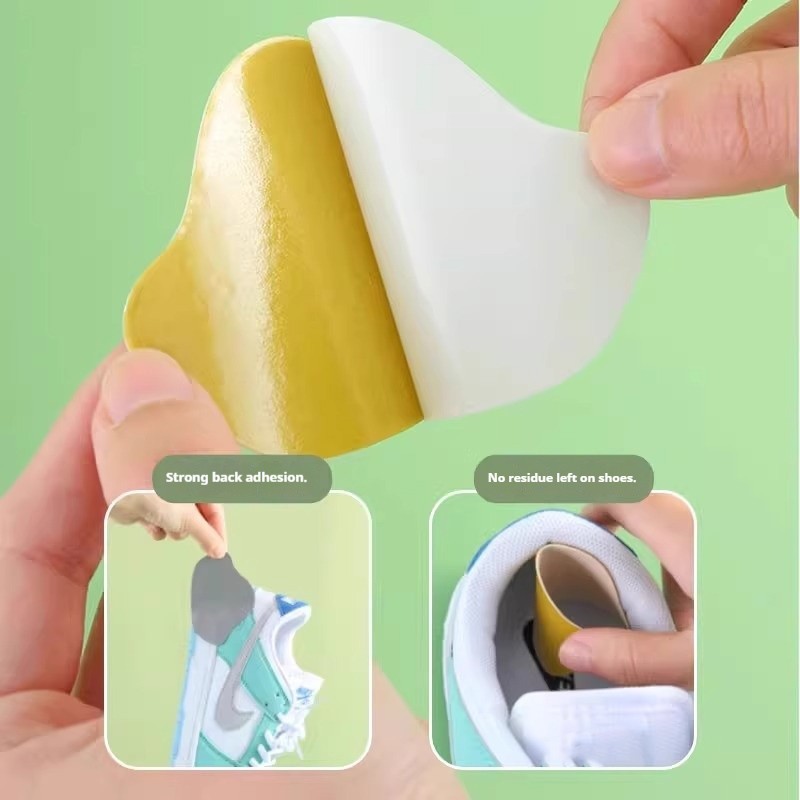 6PCS Heel Repair Patches Self Adhesive Shoe Heel Protectors Anti Wear Pad Insole