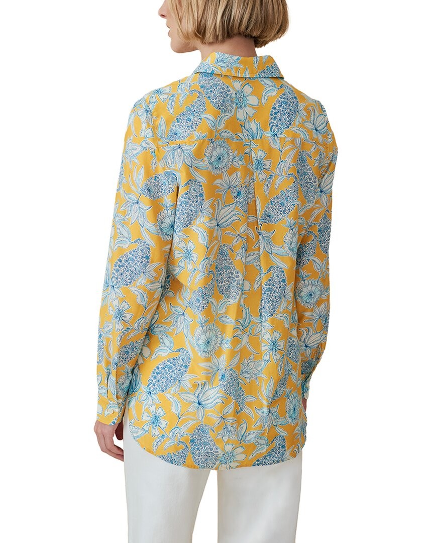 J.Mclaughlin Britt Silk-Blend Blouse Women’s