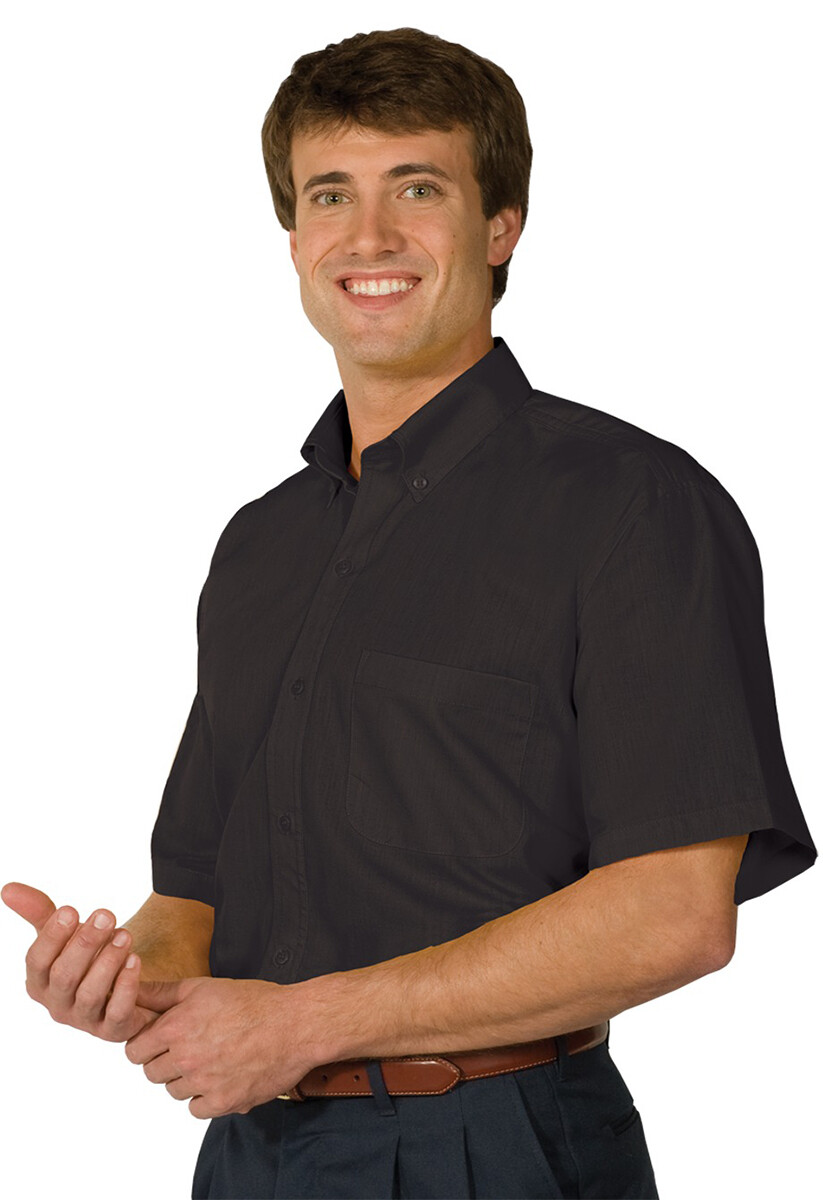 Edwards Garments 1245 Men’s Lightweight Short Sleeve Poplin Shirt