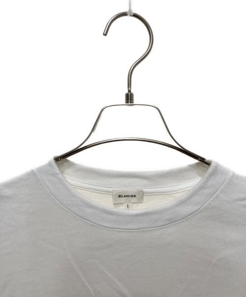 BLAMINK Cotton Embroidered Sleeveless T-Shirt, White, Women’s XS, Japan