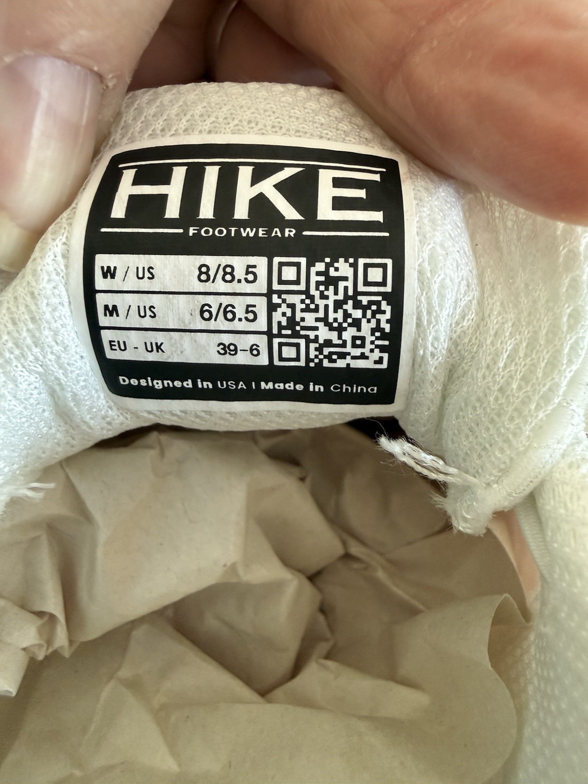 Hike Barefoot Shoes NWT Women Size 8/8 1/2 HF FLOW Shoes For Feet 3 1/2in Width