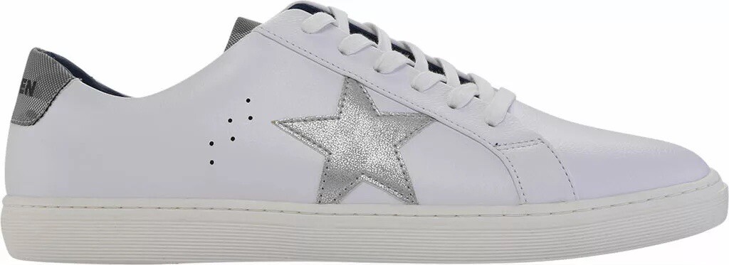 New Steve Madden Madden Men’s Dixxin Sneaker, Shoes White Synthetic Leather NWB