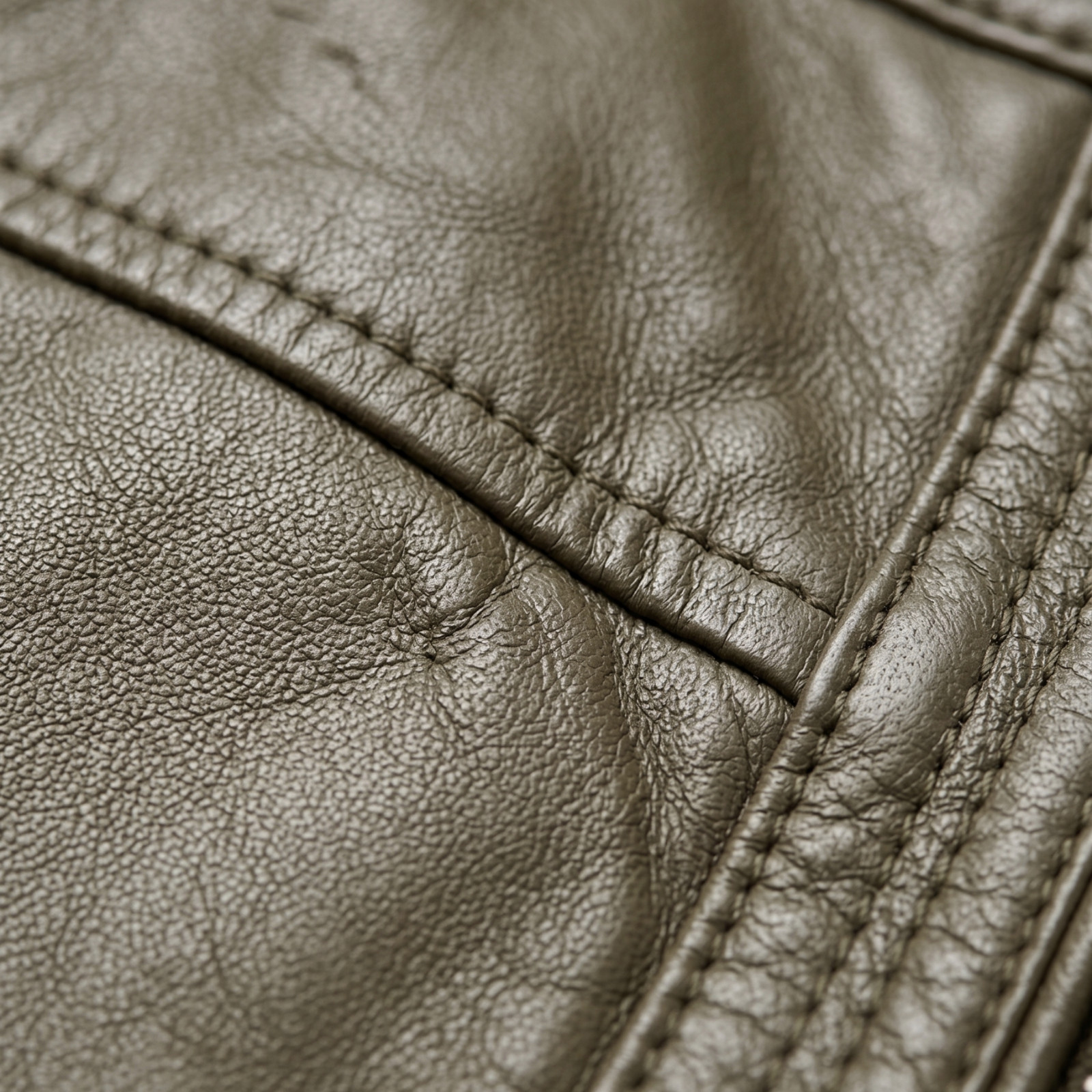 Men’s Khaki Tan Leather Jacket – Slim Fit Cafe Racer Biker Jacket