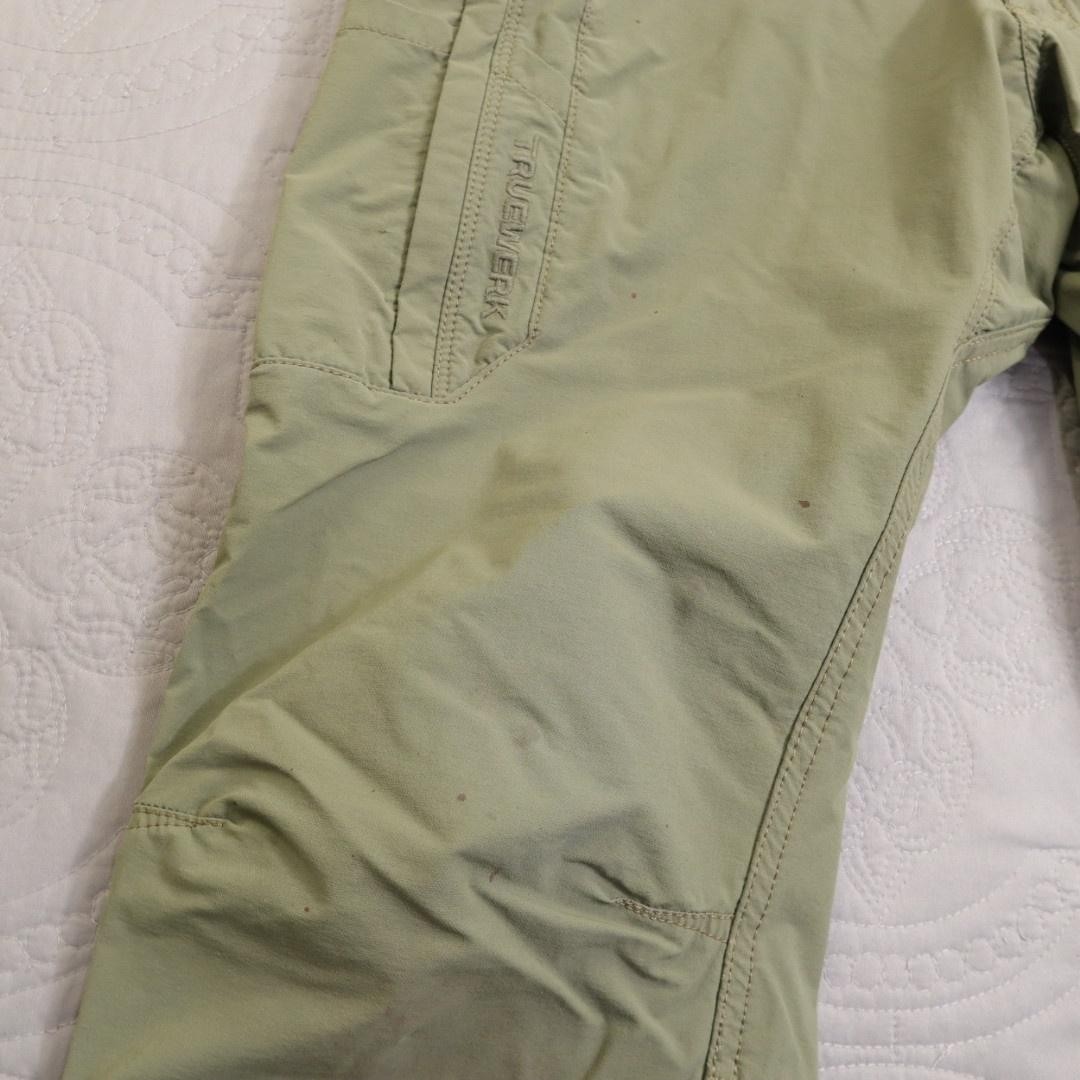 Truewerk T1 Werkpant Cargo Pants Mens 30×32 Green Stretch Outdoor Workwear