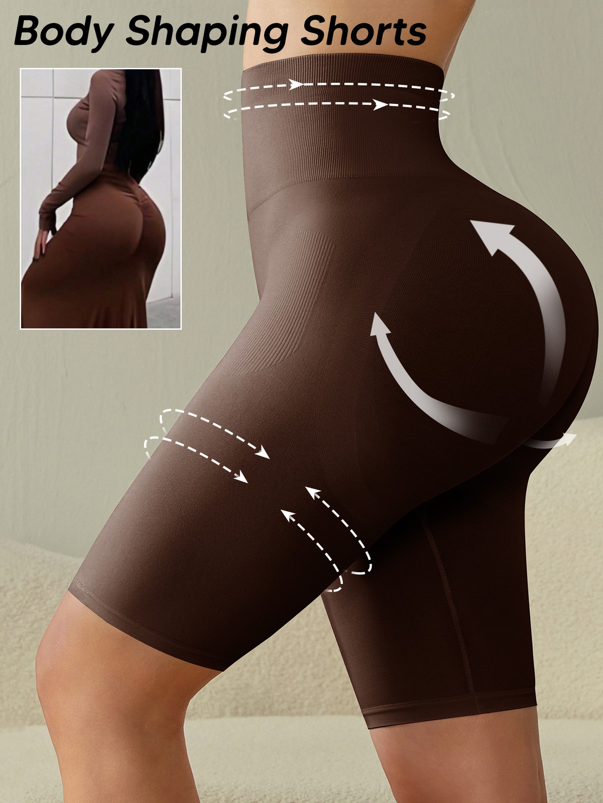 Fajas Women’s High Waist Shapewear Short Tummy Control Body Shaper Girdle Pants