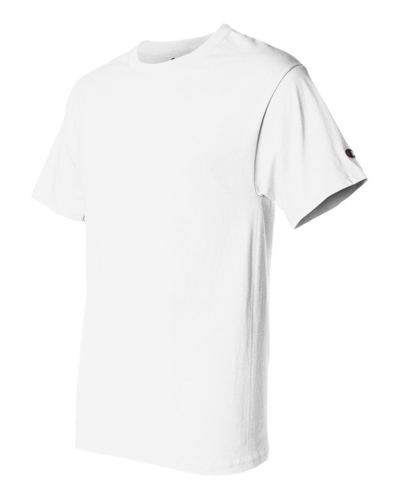 Champion Sports Mens Size S M L XL XXL 3XL 100% Cotton Tagless Tee T-Shirt