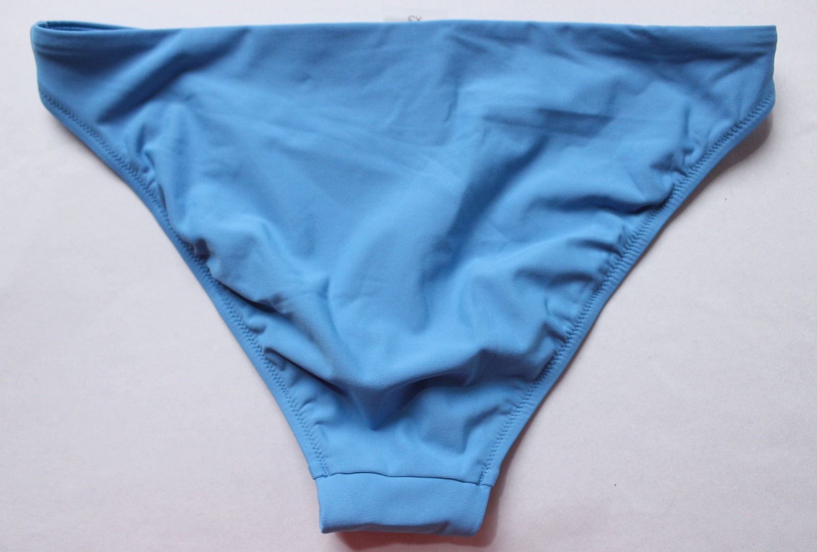 Calia Women’s Low Rise High Leg Cheeky Bikini Bottom AC2 Tranquil Blue Size XS