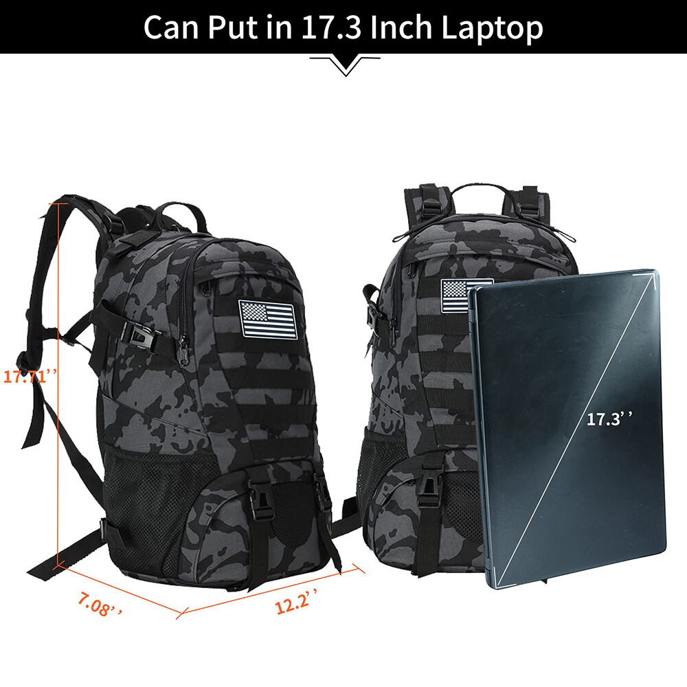 Outdoor Military Tactical Backpack Waterproof Rucksack Camping Hiking Bag
