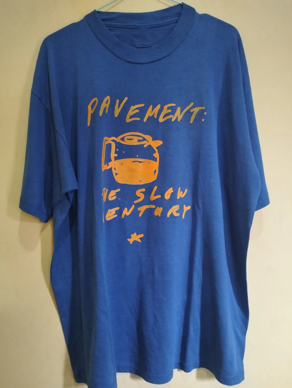 VTG Pavement Band THE SLOW CENTURY Heavy Cotton Blue T Shirt S-5XL EN696