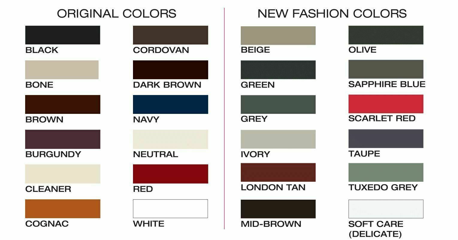 Ralyn 1.6 oz (45g) Shoe, Boot, Handbag Cream Leather Polish 24 Assorted Colors