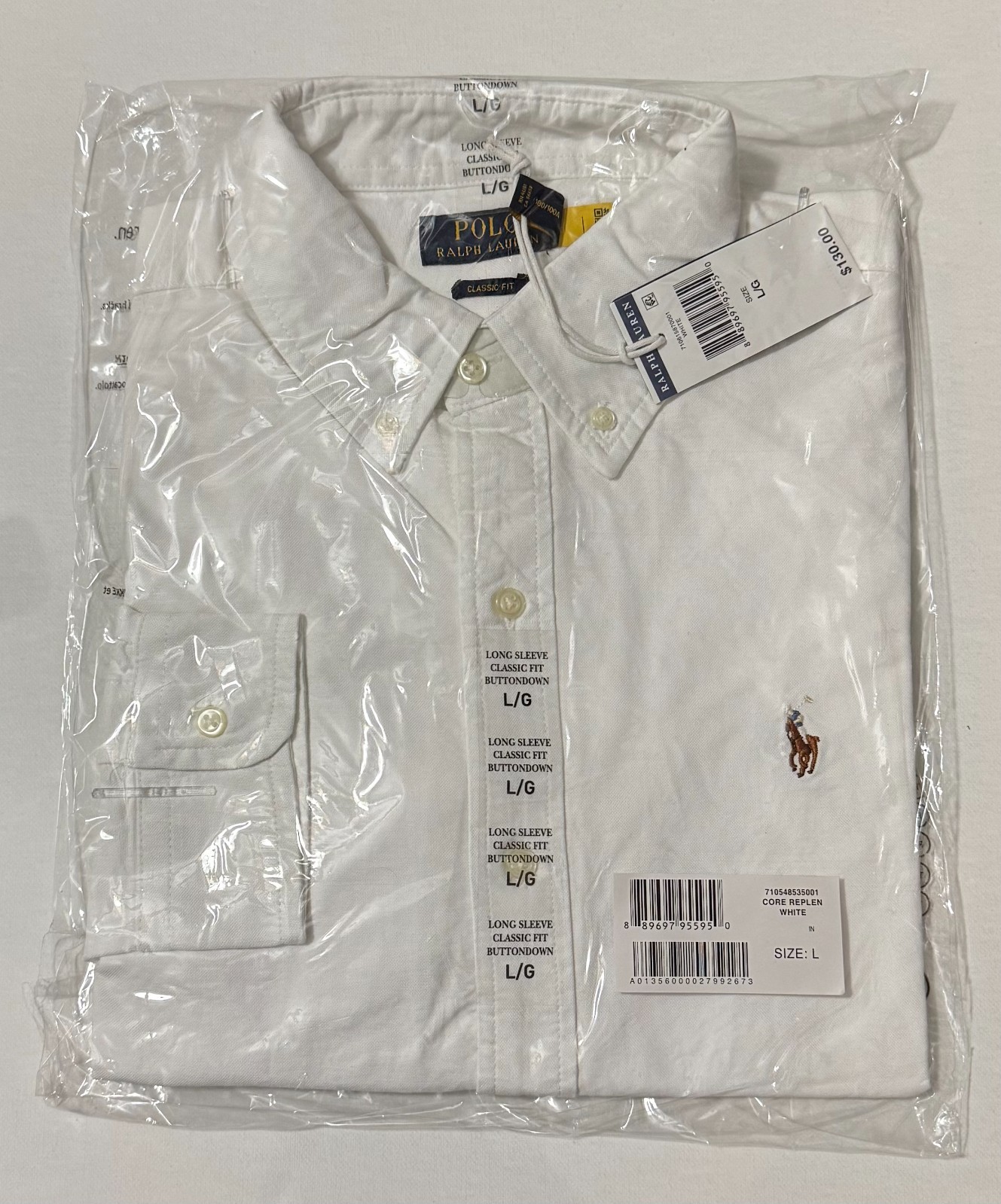 Polo Ralph Lauren The Iconic Oxford Shirt Classic Fit – Retail $130