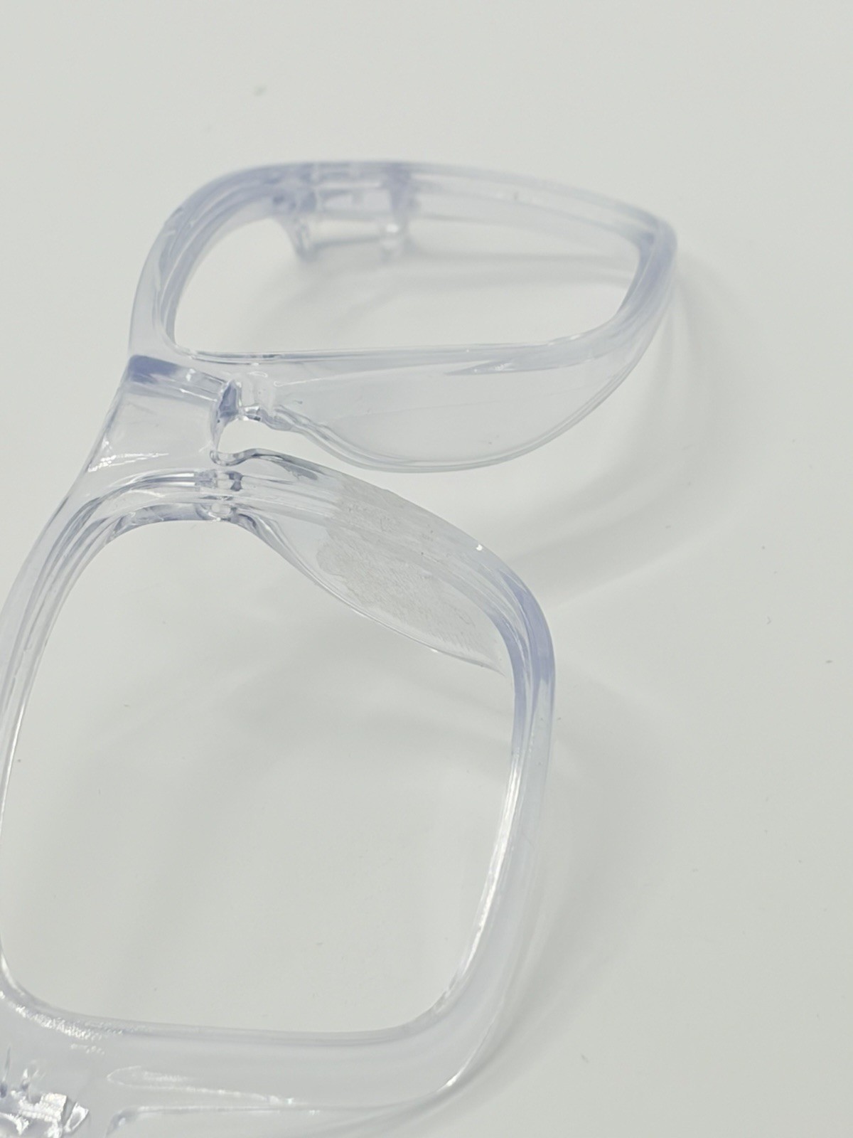 OAKLEY HOLBROOK REPLACEMENT CLEAR FRONT FRAME ORBITALS POLISHED AUTHENTIC PARTS