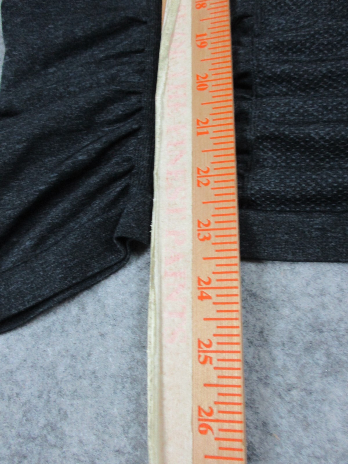 Athleta Tank Top Womens XS Gray Black heathered W29in Workout Sport Slim Ladies