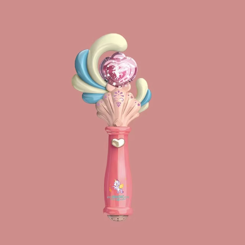 Funny Princess Light Up Snowflake Wand Flashing Snow Star Wands Children Toys