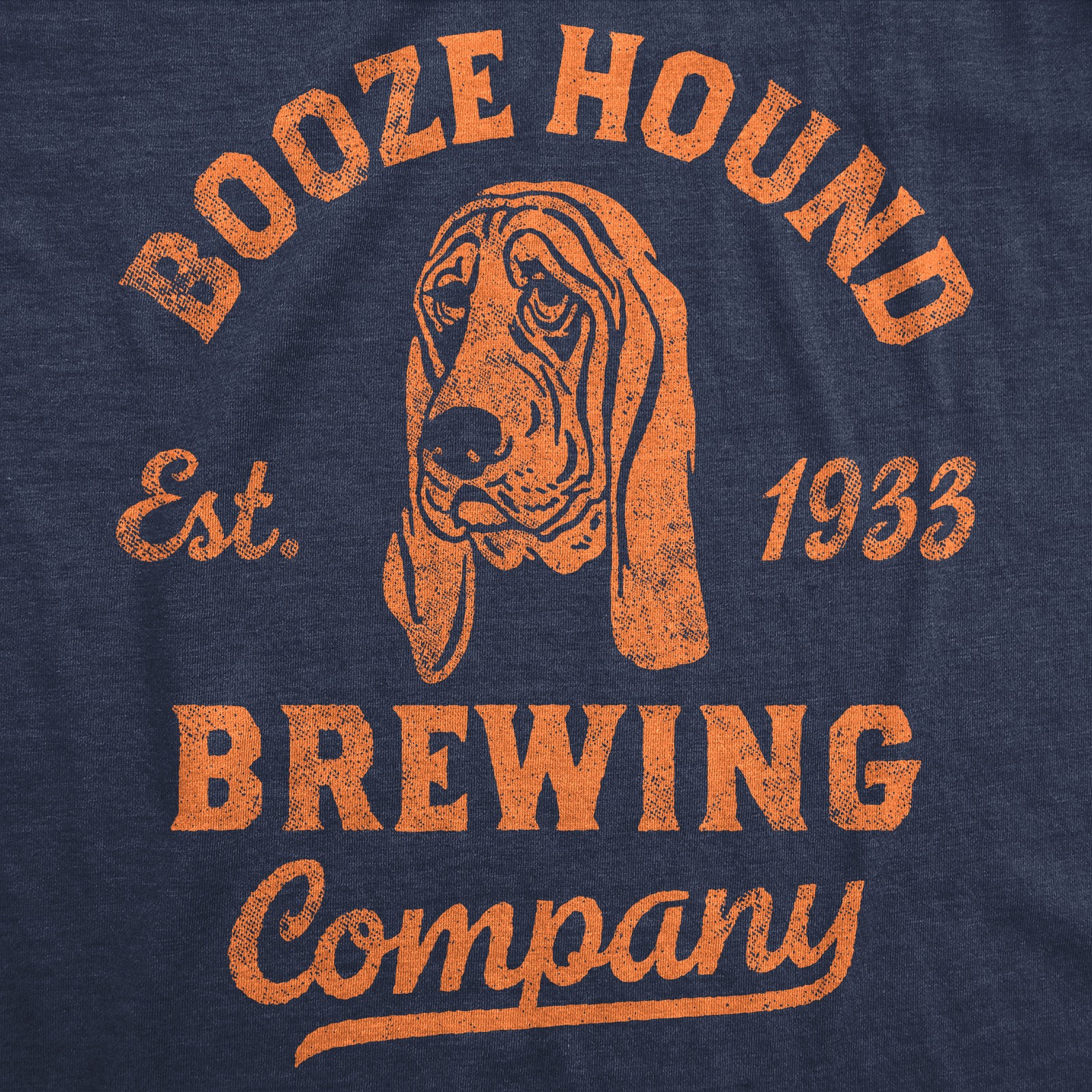 Mens Funny T Shirts Booze Hound Brewing Company Sarcastic Drinking Tee for Men