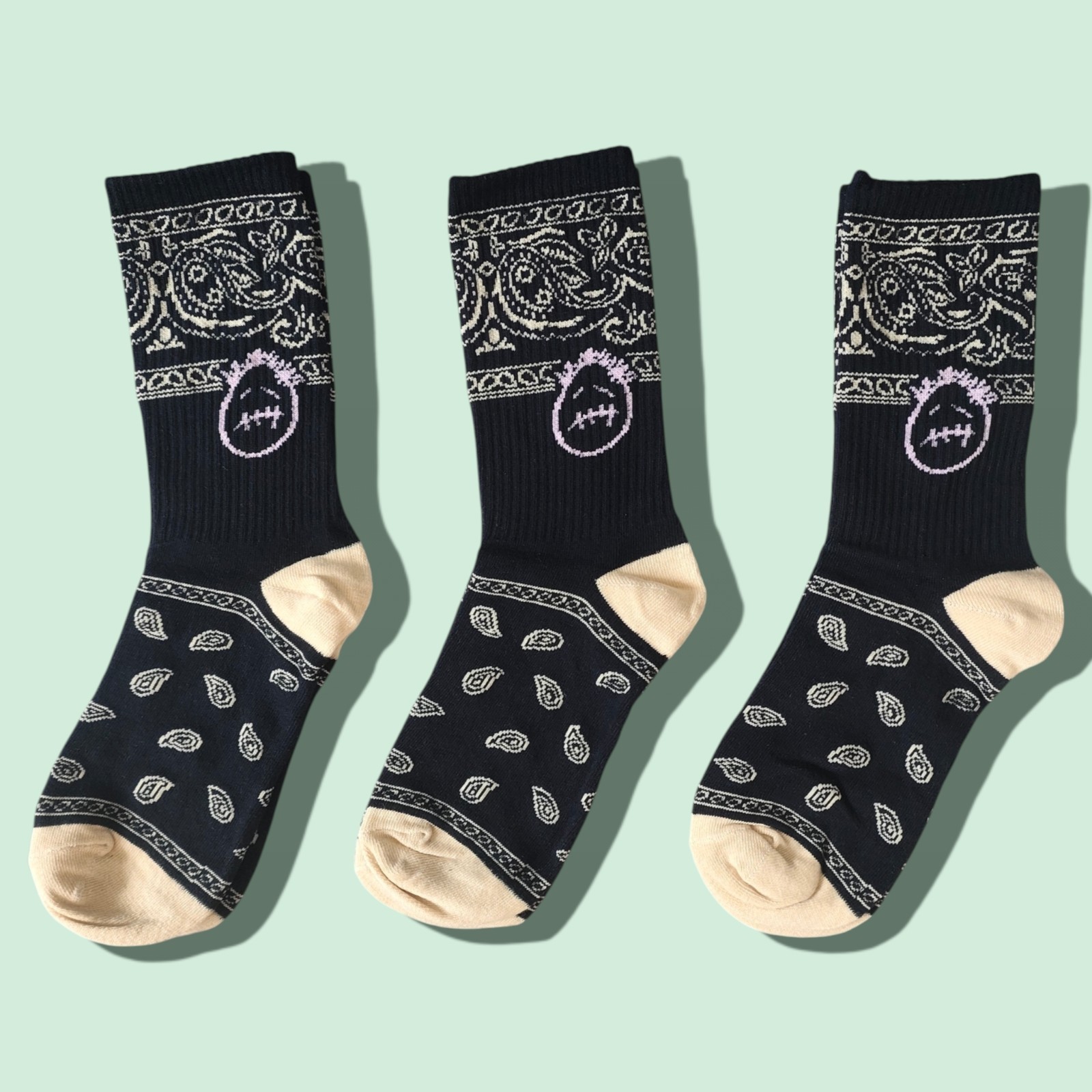 3 Pairs Socks Travis Scott/Cactus Jack