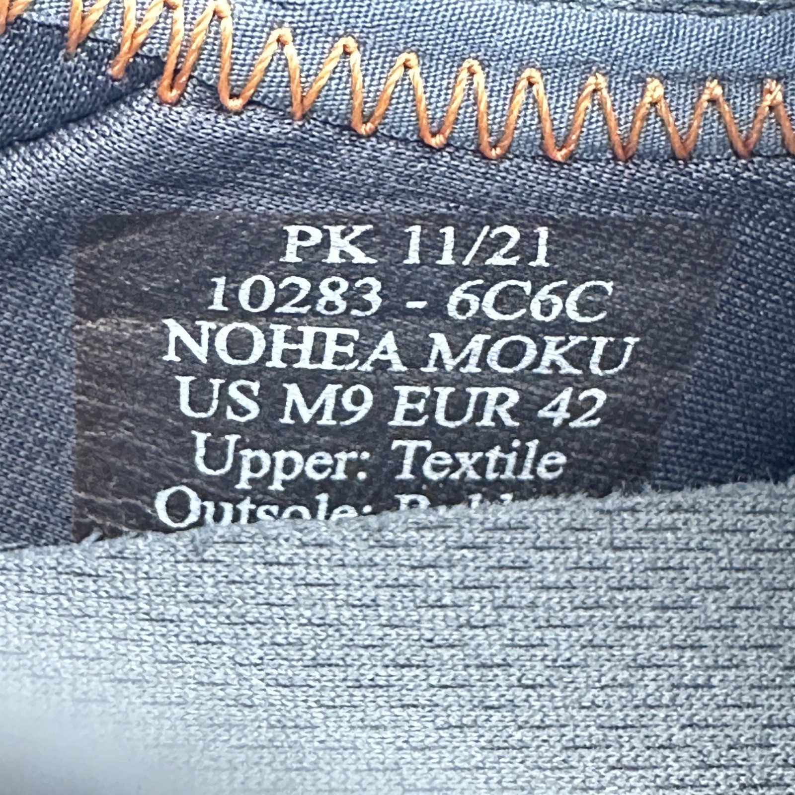 OluKai Nohea Moku Men’s Size 9 Dark Blue Textile Slip-On Sneakers
