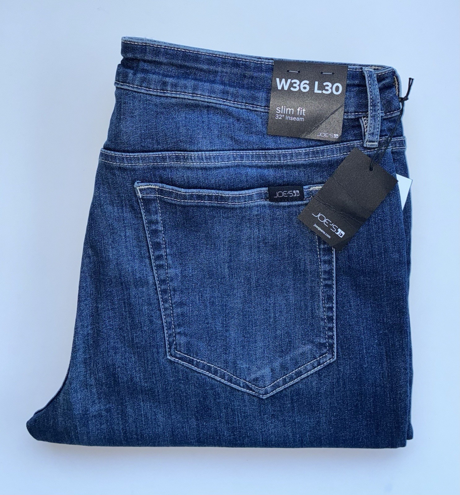 Joe’s Jeans Men’s The Asher Slim Fit Jeans NWT 36 x 30 Blue Tint 44JSPMD10117I