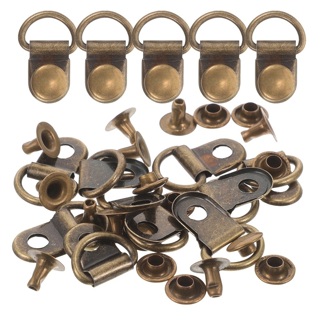 40 Pcs Boot Shoe Lace Buckles Metal Hooks Repair Kit for Hiking and Sports