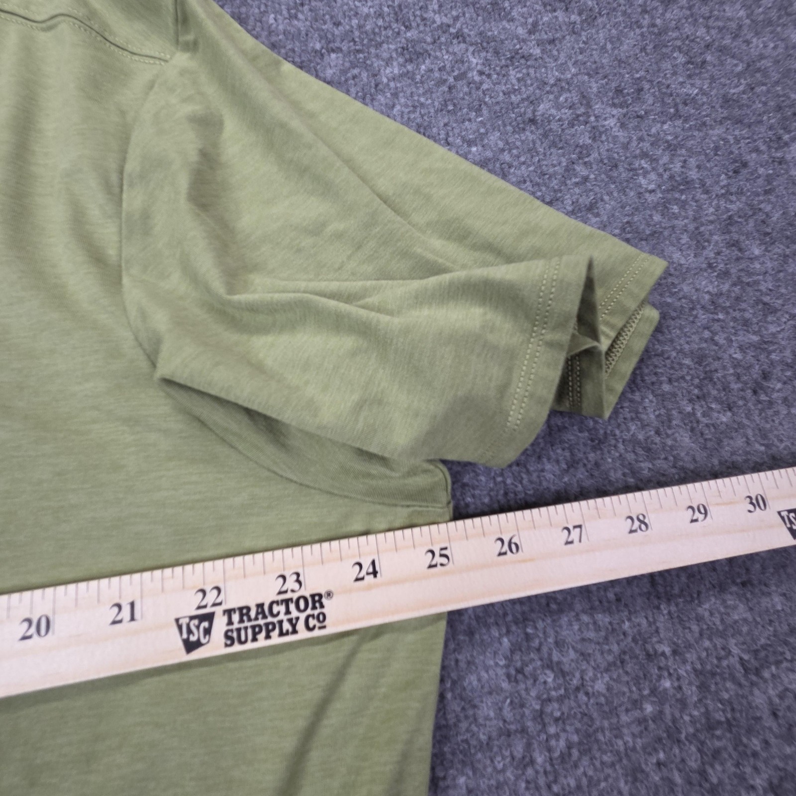 Truewerk Polo Shirt Mens 2XL Green EDO Performance Workwear Lightweight Tech