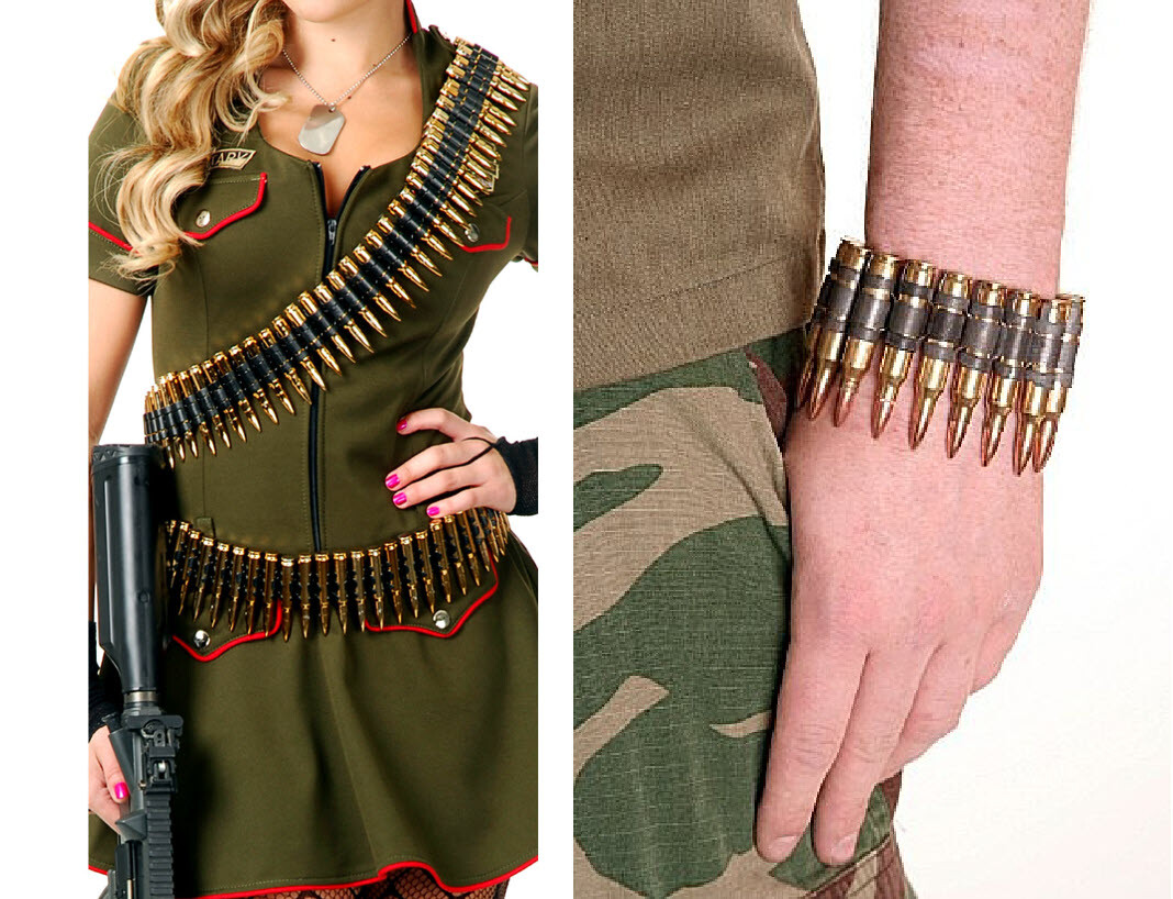 Decor / Fashion Wear – 223/5.56 Dummy Link Belt – Flat shipping any quantity