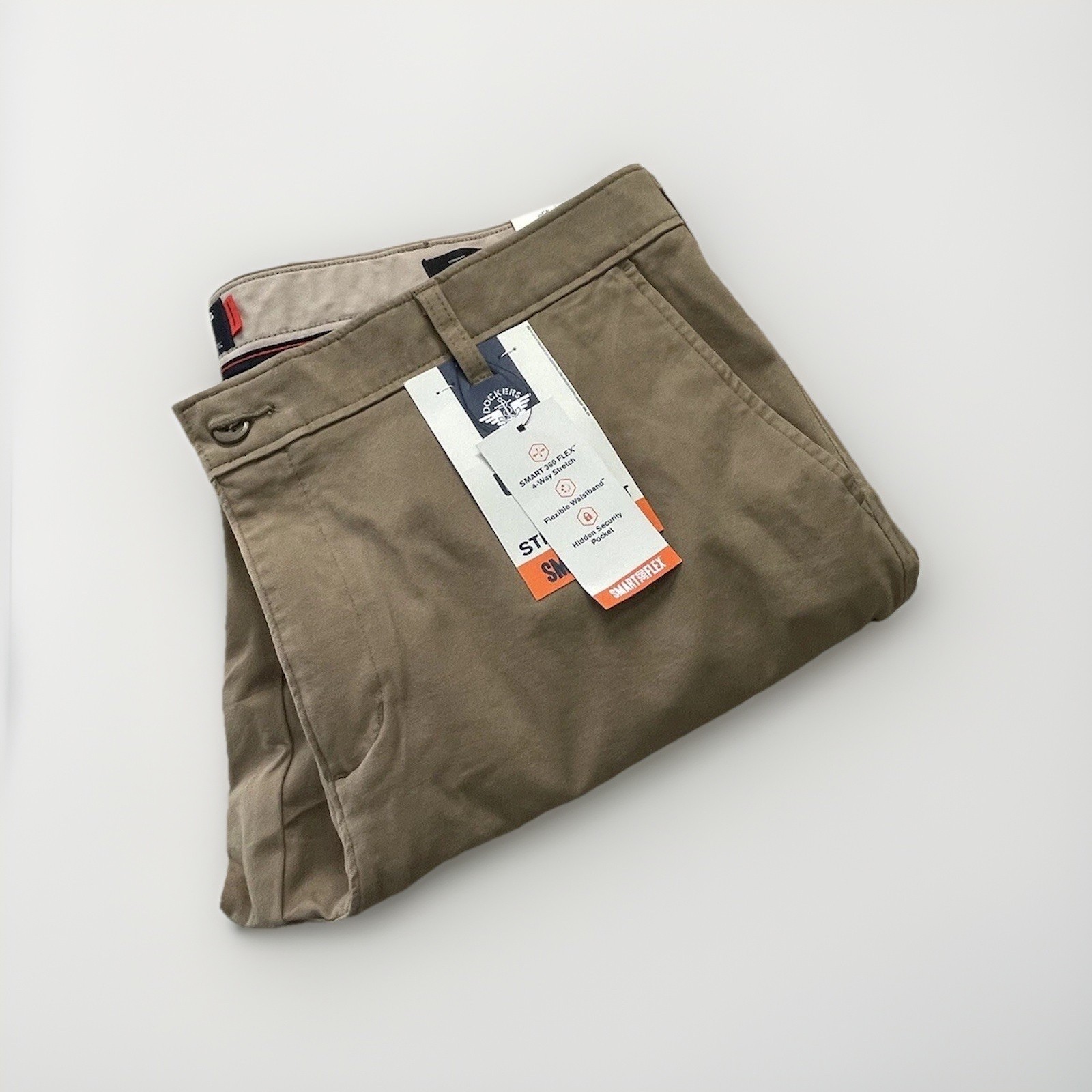 DOCKERS Men’s Classic Fit Signature Khaki Lux Cotton Straight Size 40×30
