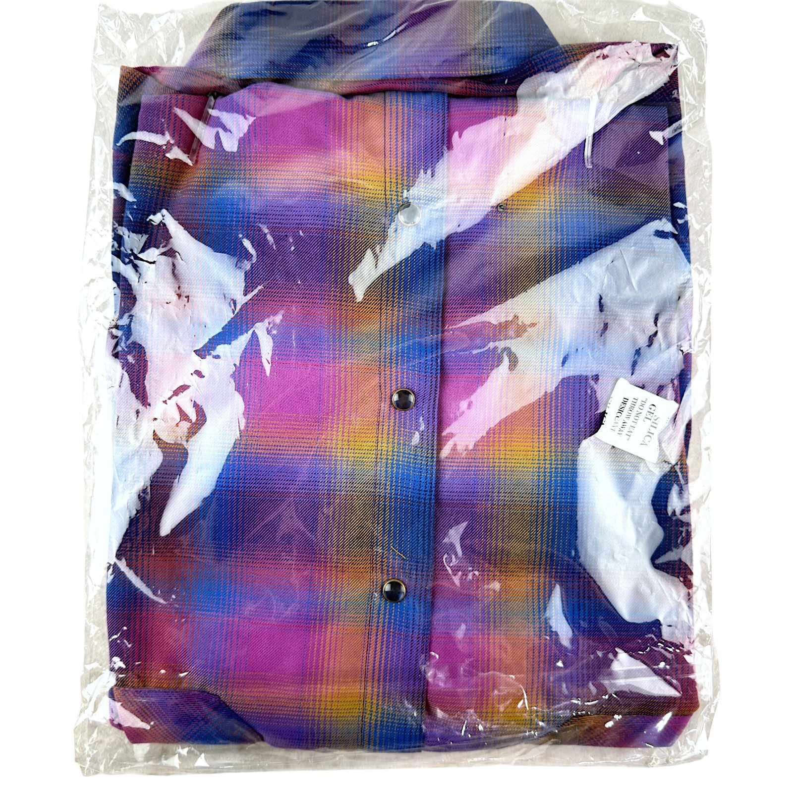 Dixxon Flannel “Desert Mornings” Men’s 2XL XXL Plaid Snap Button Shirt SOLD OUT