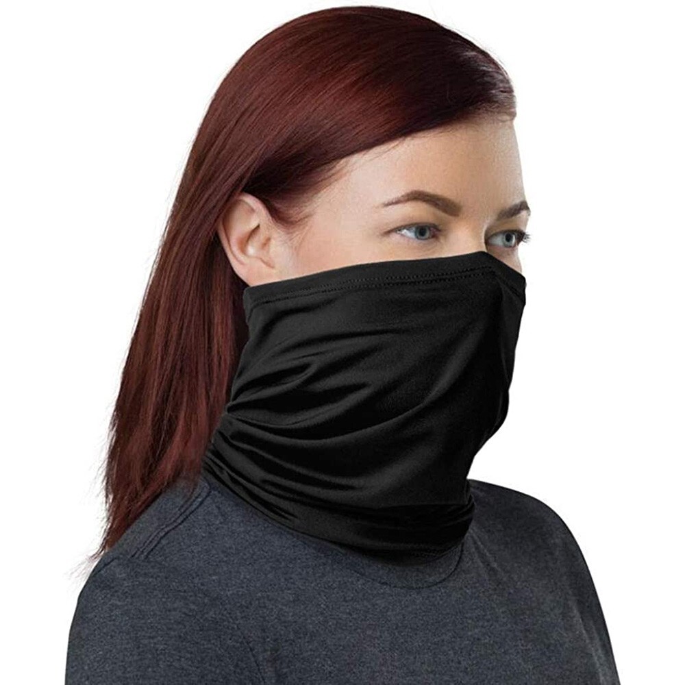 2x Summer Neck Gaiter Bandanas Face Cover Scarf With Filters UV Proof Outdoors