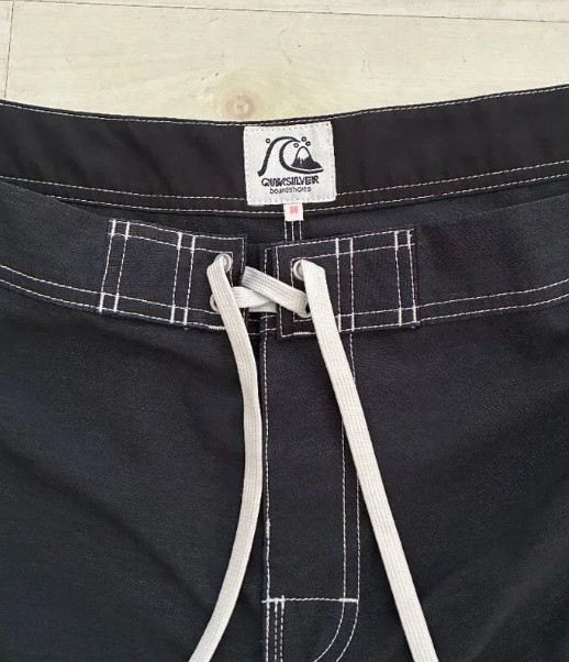 Quiksilver Original Arch 18″ Boardshorts Black/White Swim Trunks Sizes 32-40