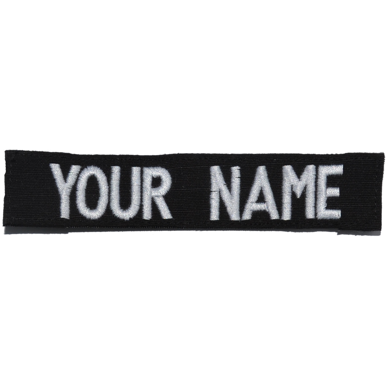 Custom RipStop Name Tape – Black
