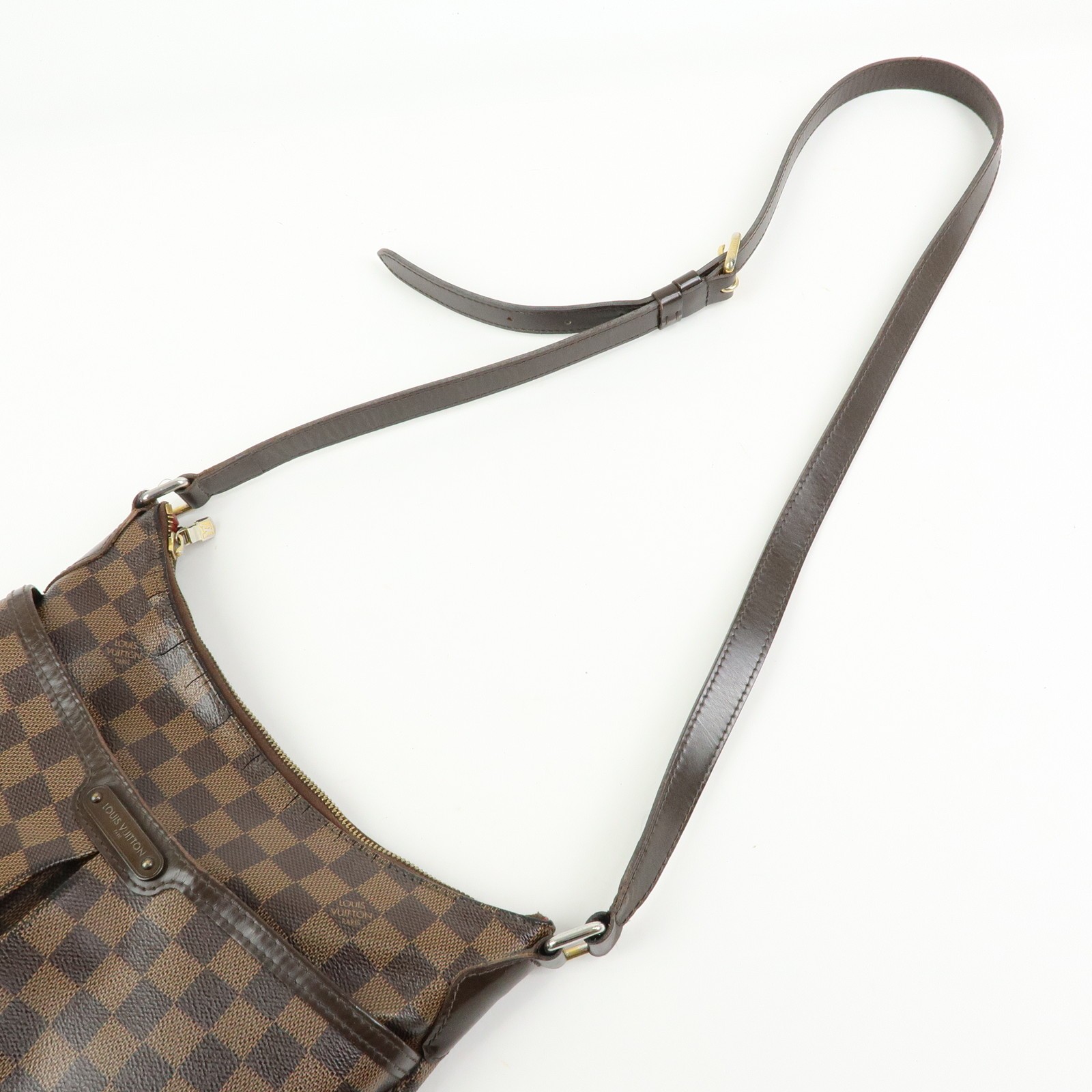Louis Vuitton Damier Bloomsbury PM Shoulder Bag Brown N42251 Authentic Used F/S