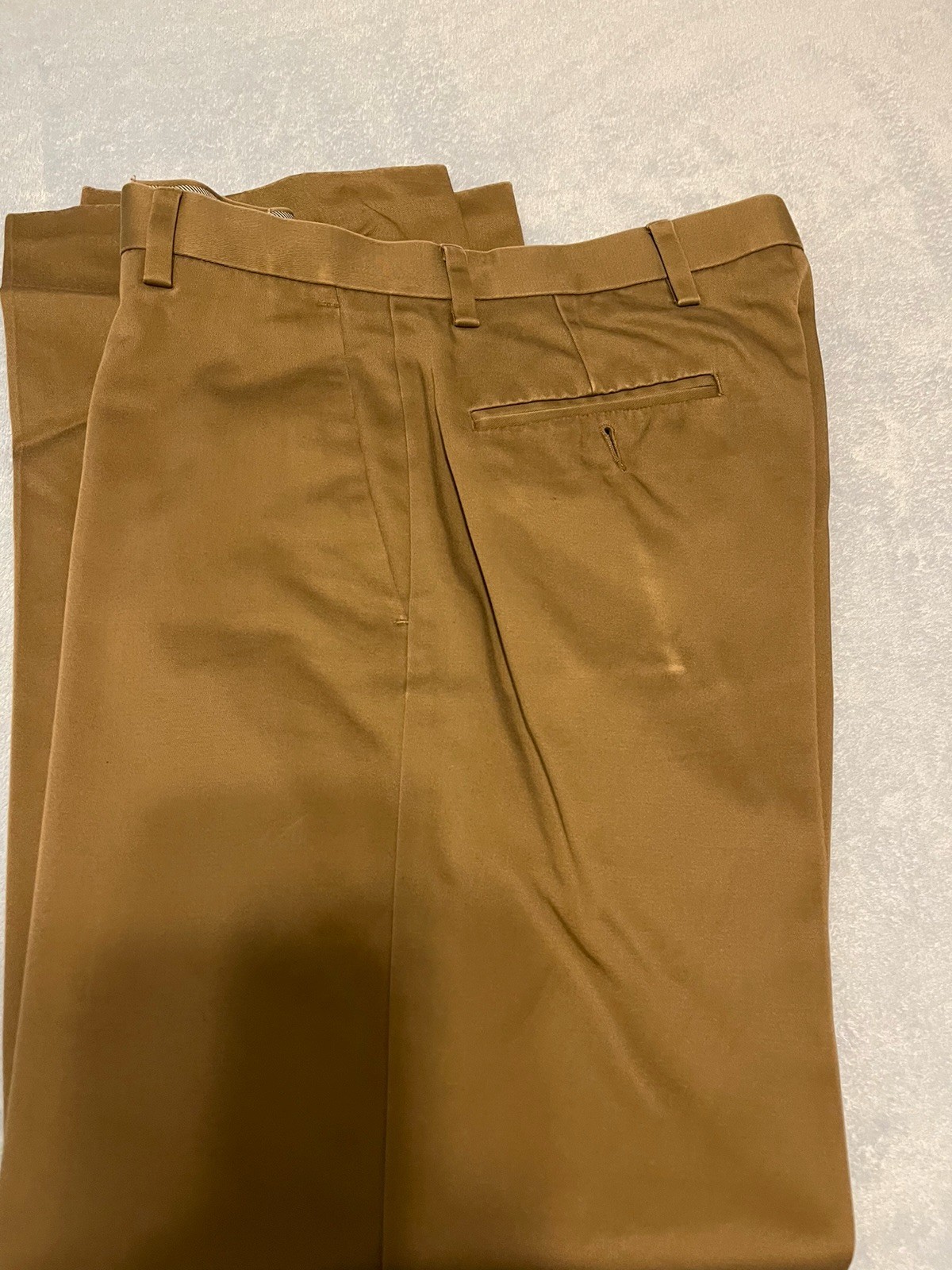 DOCKERS D3 CLASSIC FIT 32×30 TAUPE BROWN MENS STRAIGHT FRONT DRESS PANTS COTTON