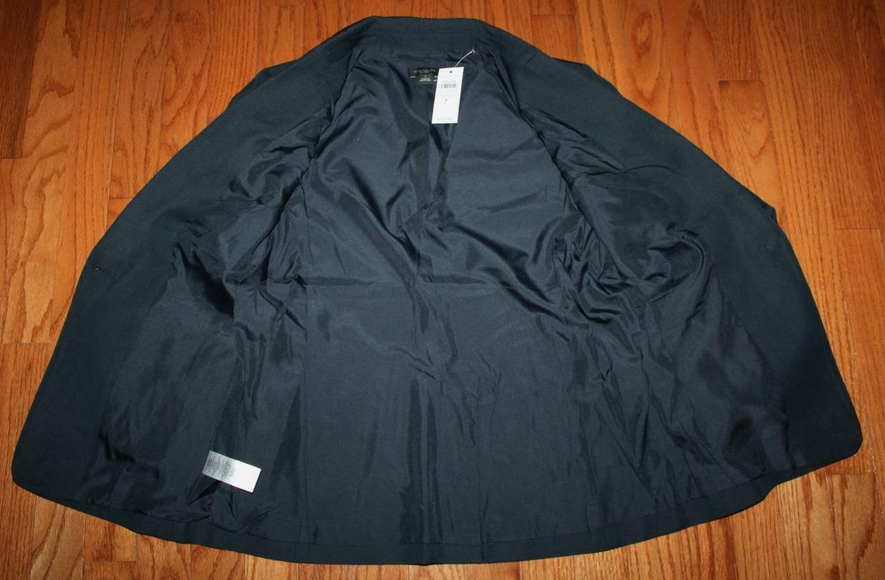 NWT Womens Ann Taylor Machine Washable 1-Button Blue Blazer Dark Navy Rinse *E1