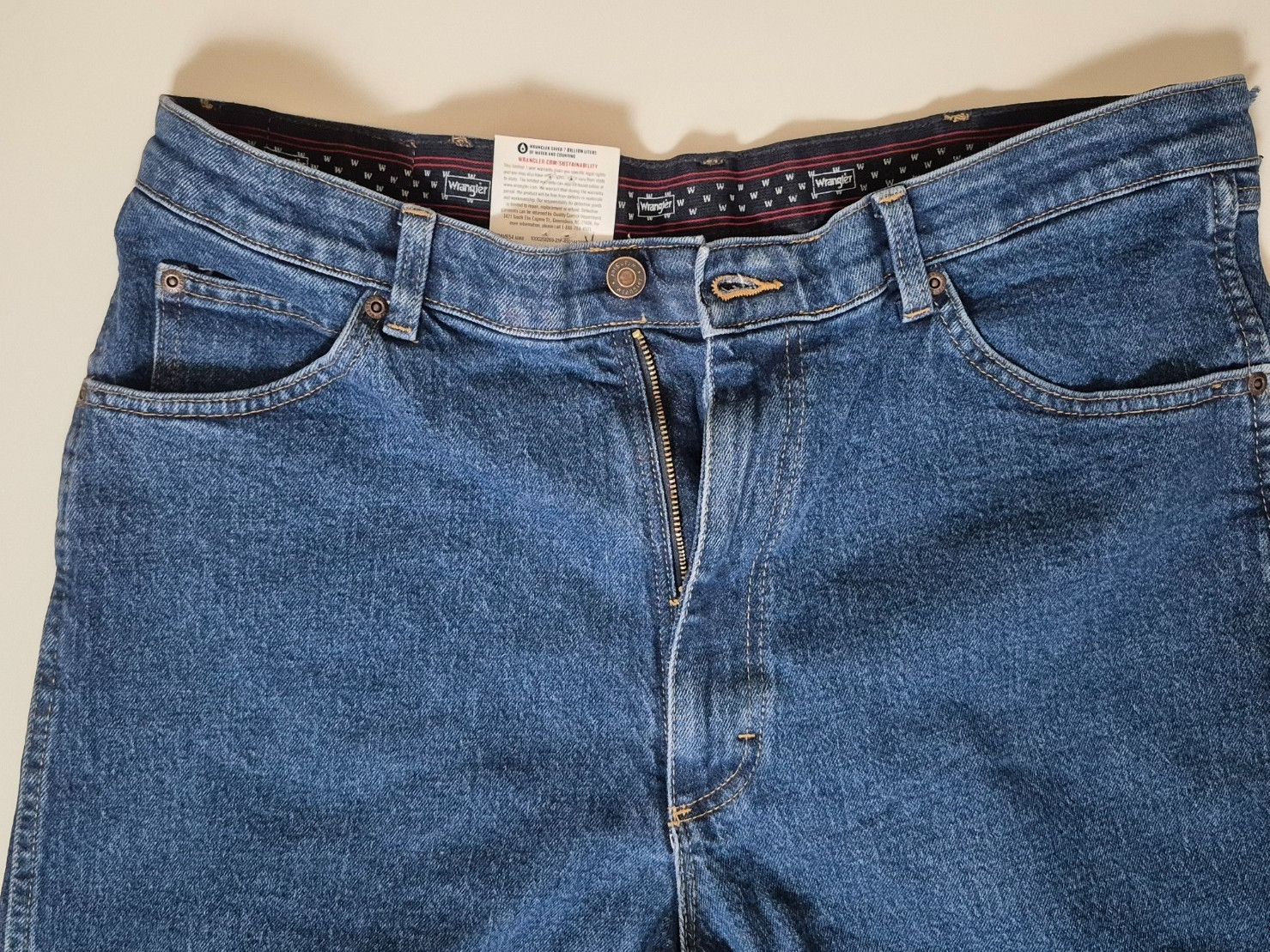 Wrangler Comfort Flex Waistband Regular Fit Jean – Men’s Size Regular Big Tall