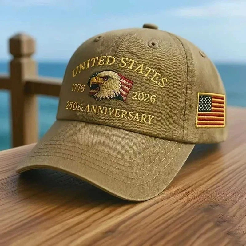 Baseball Cap United States 250th Anniversary Hat Suitable for Multiple Occasion