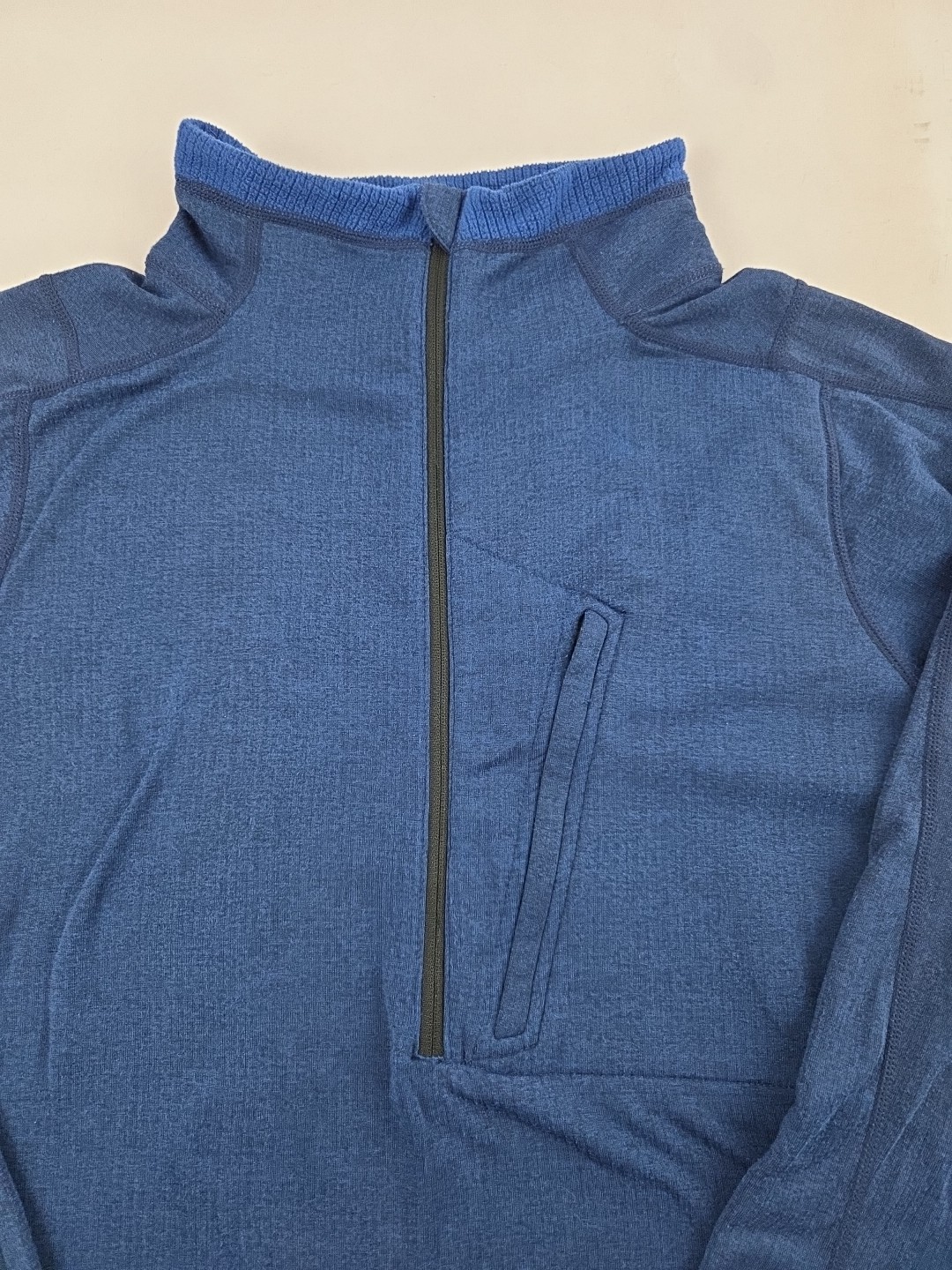 Truewerk 1/4 Zip Thermal Fleece Lightweight Performance Stretch Workwear Large