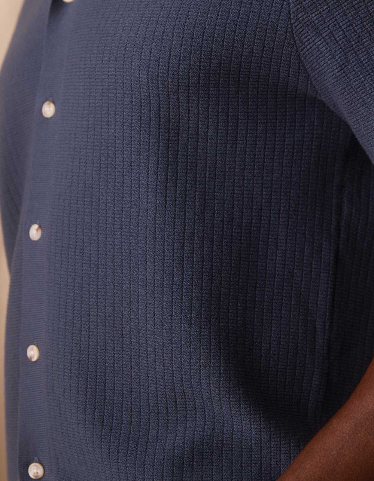 Normal Brand Breezeknit Button Up Size Medium Vintage Blue