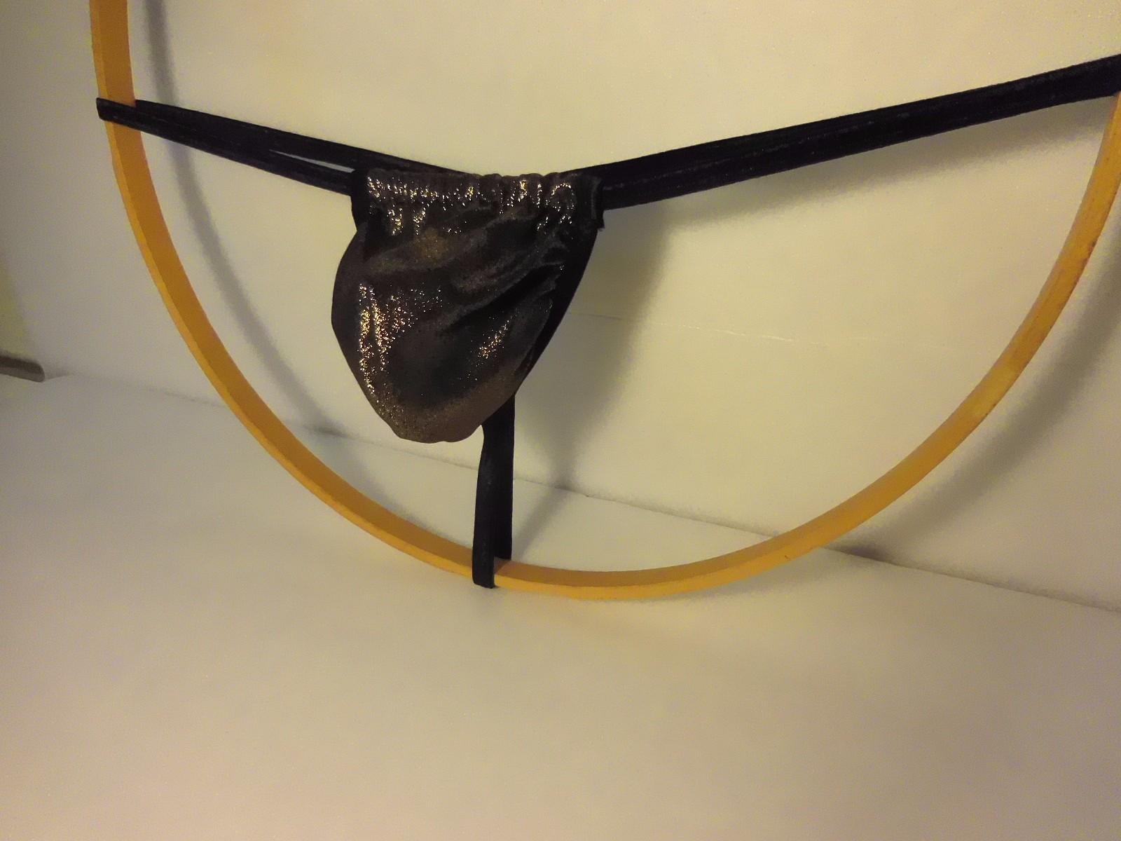 Men’s G String Thong Underwear Extreme Micro slider Gold Mine T back By SWIC