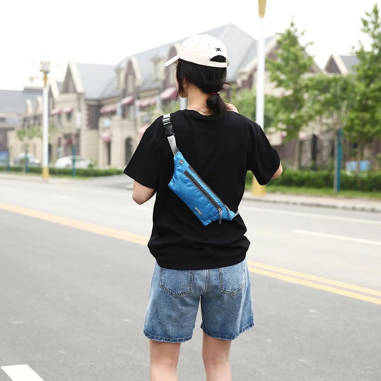 Multifunction Waist Bag Chest Pack Running Belt Travel Phone Pouch Nylon – USA