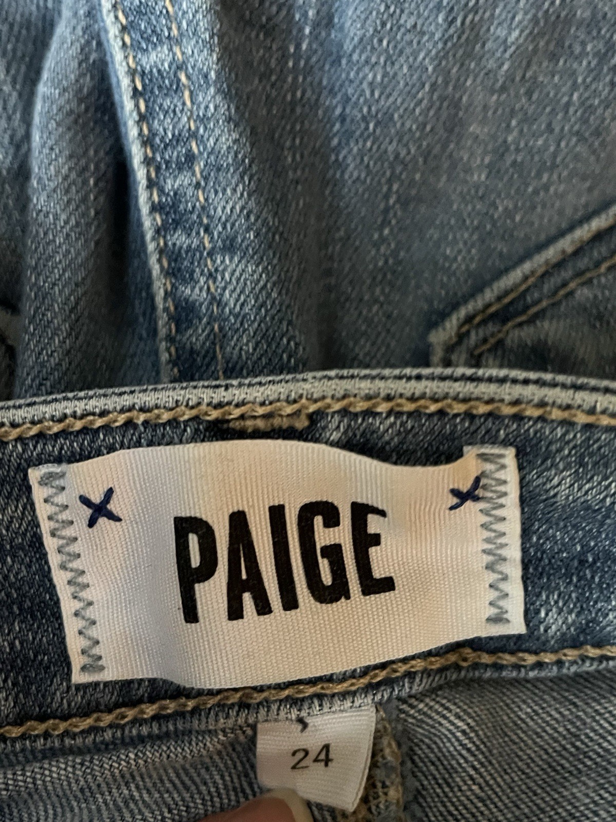 Women’s Paige Verdugo Ankle Jeans Size 24 In Excellent Condition