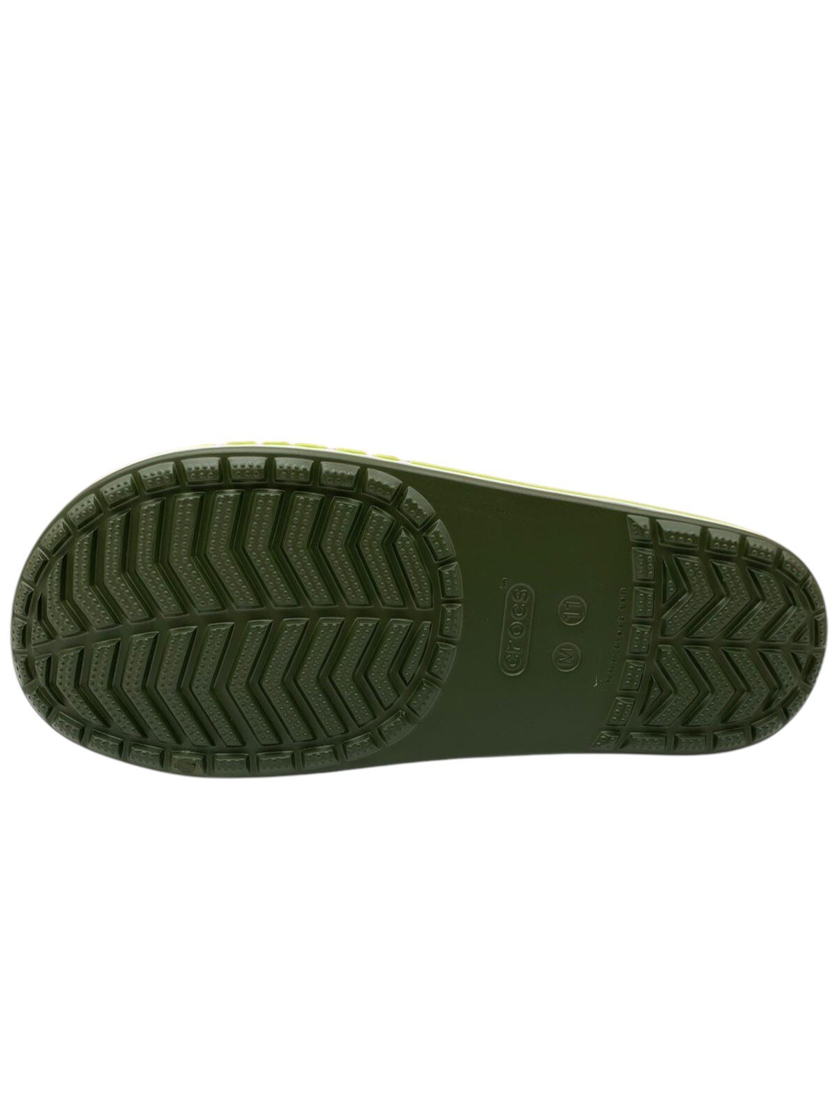 Crocs Bayaband Men’s Slide Sandals Size 10 Army Green Water Friendly