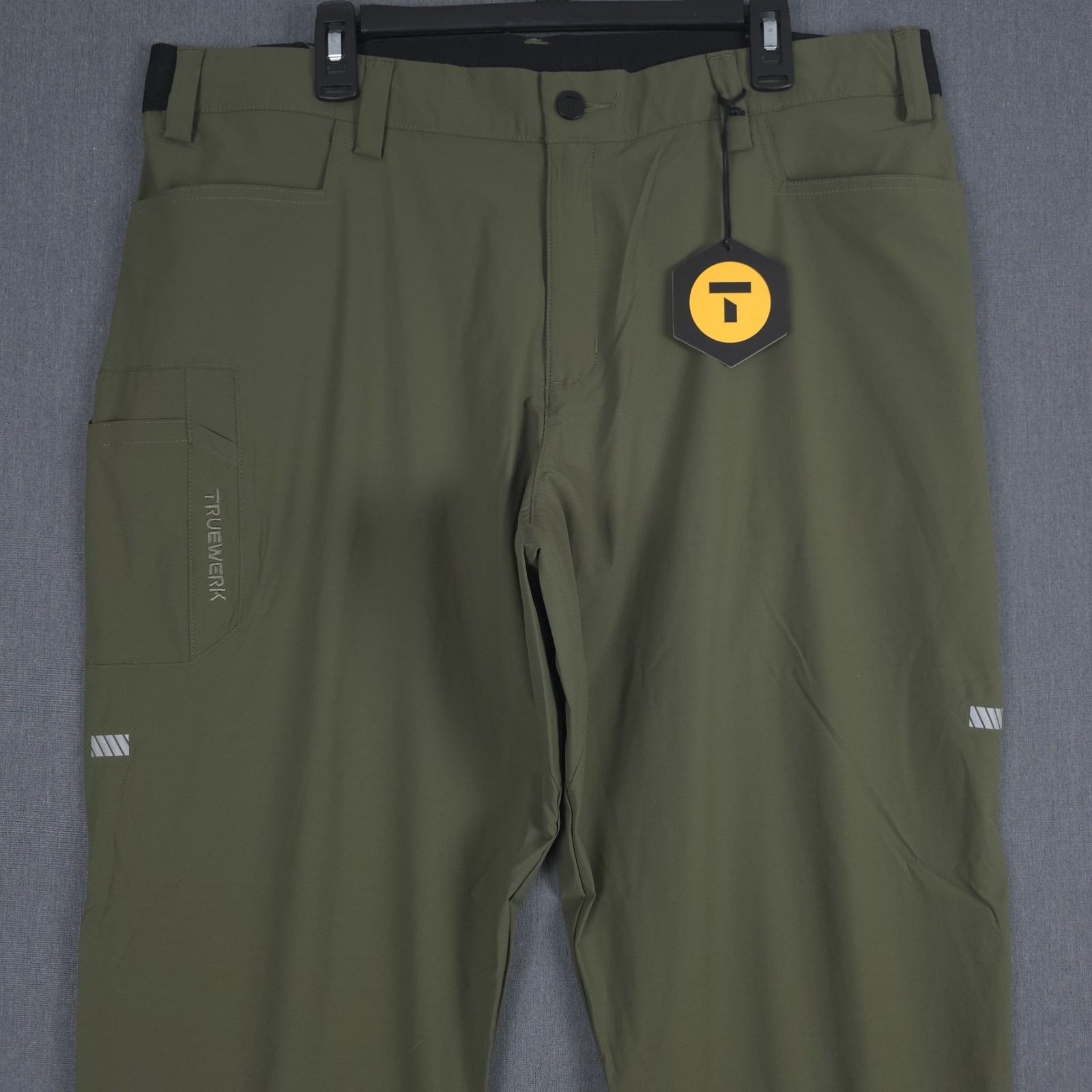 Truewerk Cloud AV WerkPant Mens XXL Olive Technical Workwear Lightweight Pants
