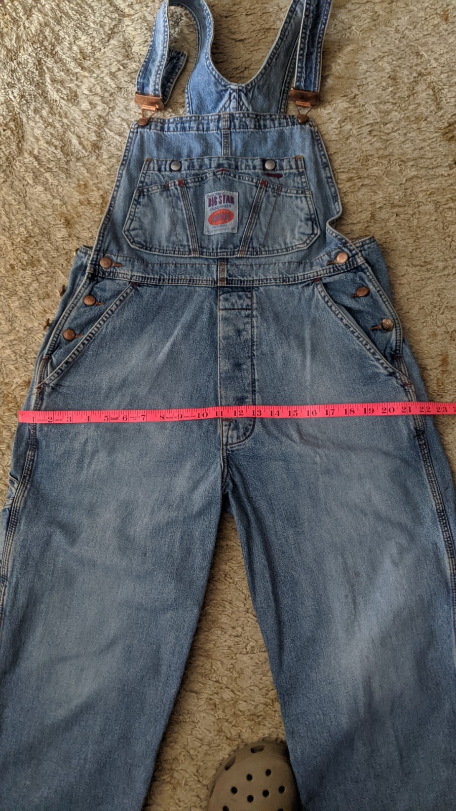 Vintage 90’s Big Star Adjustable Denim Overalls Dungarees Women’s Unisex M