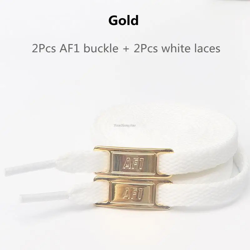 New AF1 Shoelaces Combination White Flat Laces and Shoe Decoration Suit Sneaker