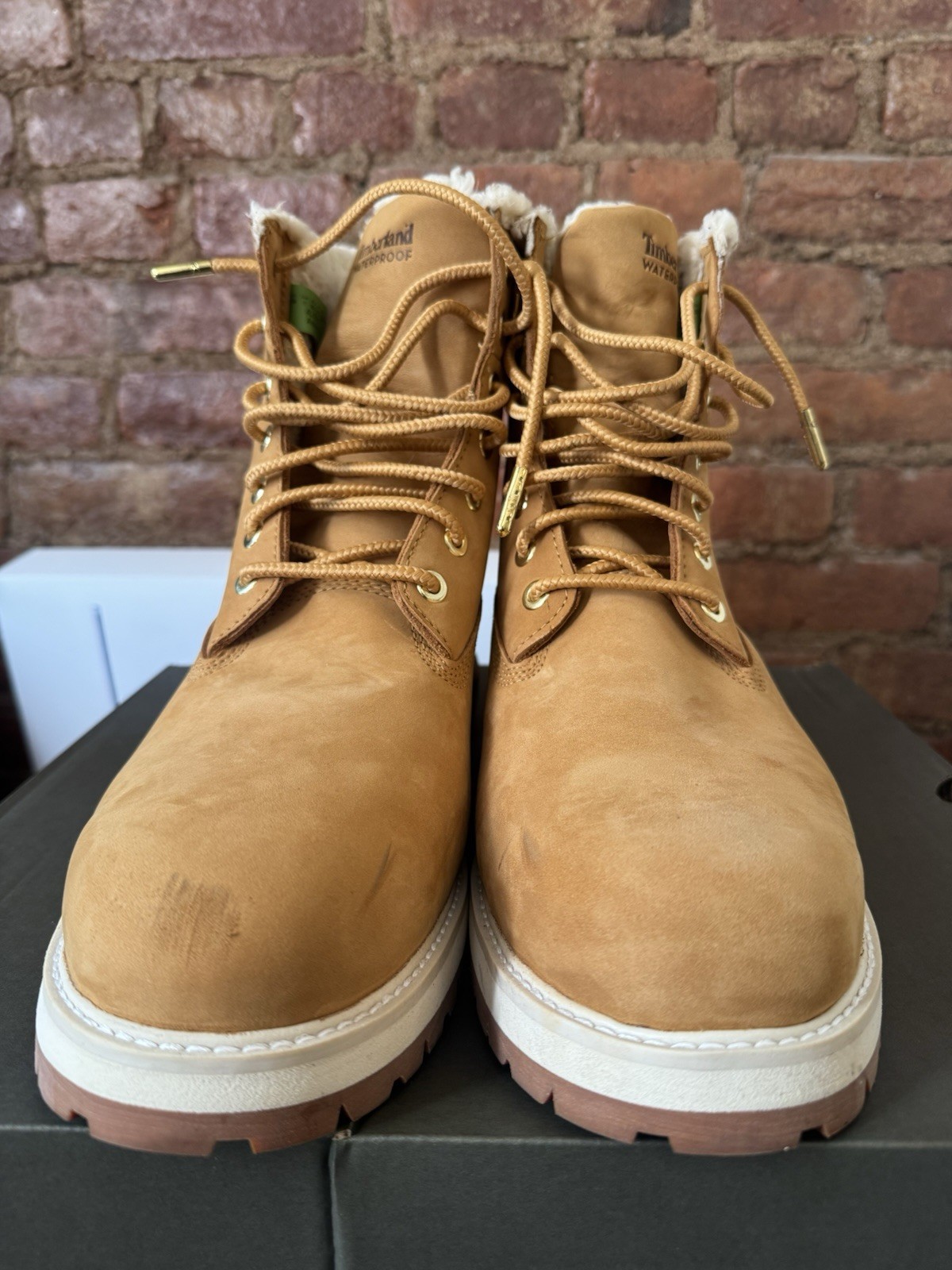 Timberland RICHMOND RIDGE Waterproof Fur Lined Leather boots TB0A2M4T 231 Wheat