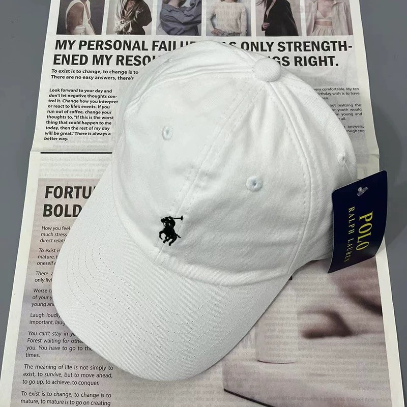 Polo Ralph Lauren Cotton Chino Adjustable Buckled Strap Curved Brim Ball Cap