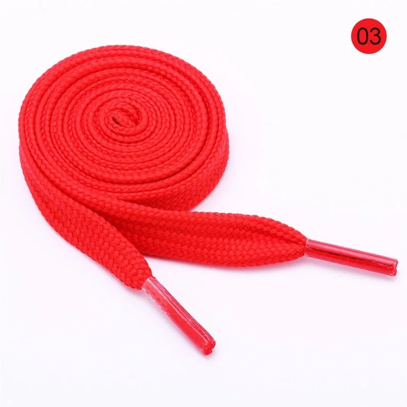 Fat Shoelaces Thick Flat 3/4″ Wide Shoelaces Solid Color for All Shoe Types